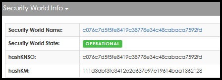 Security World info